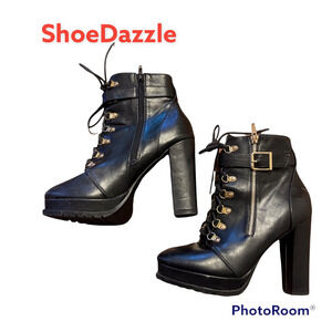 ShoeDazzle High Heels Ankle Boots Sz 9